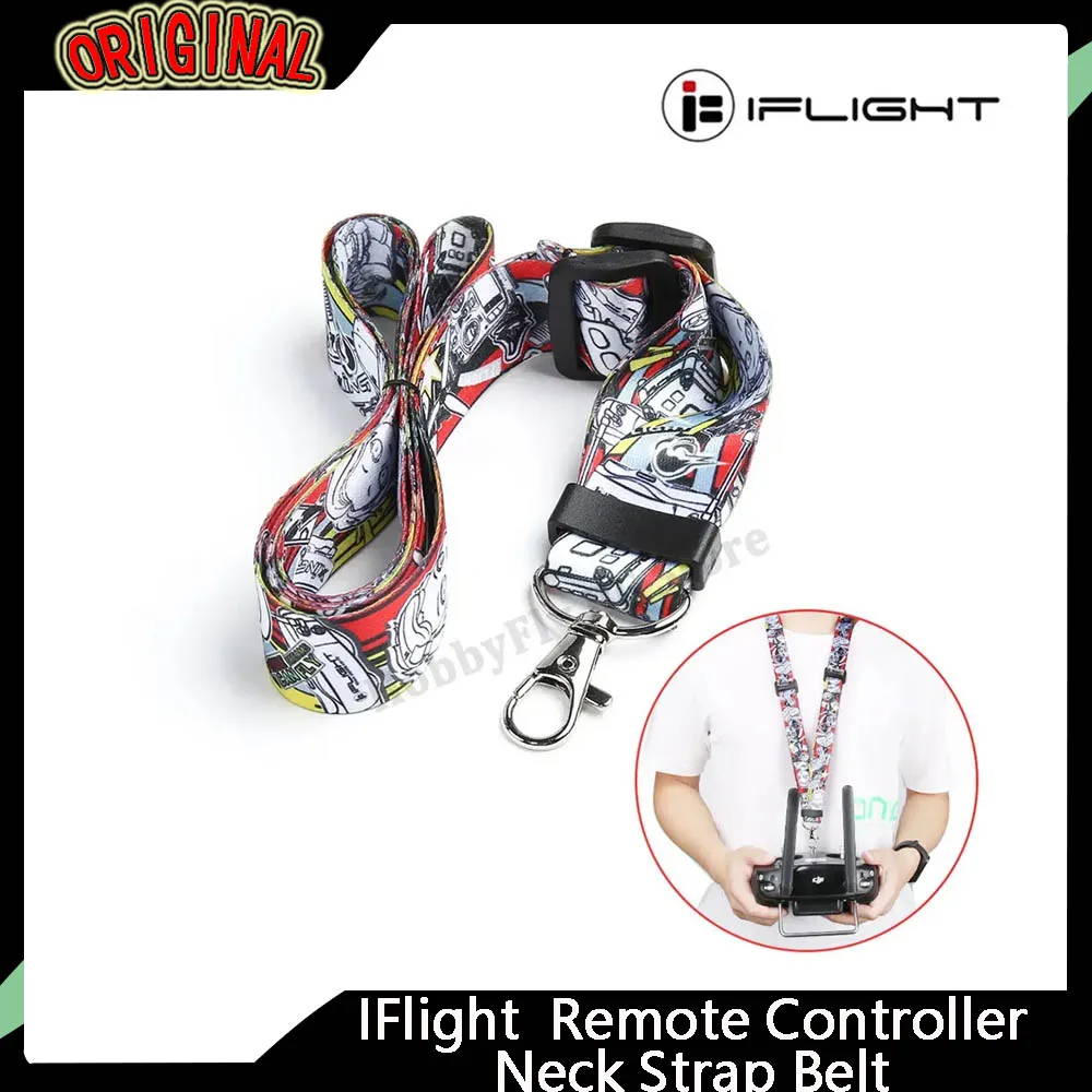 Drone Rc Controller Belt - IFlight Adjustable Neck Strap (25x500mm) -