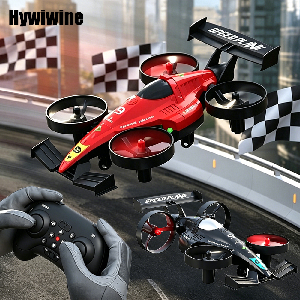 Drone Vs Rc Car - Drone 2 In 1 Flying RC
