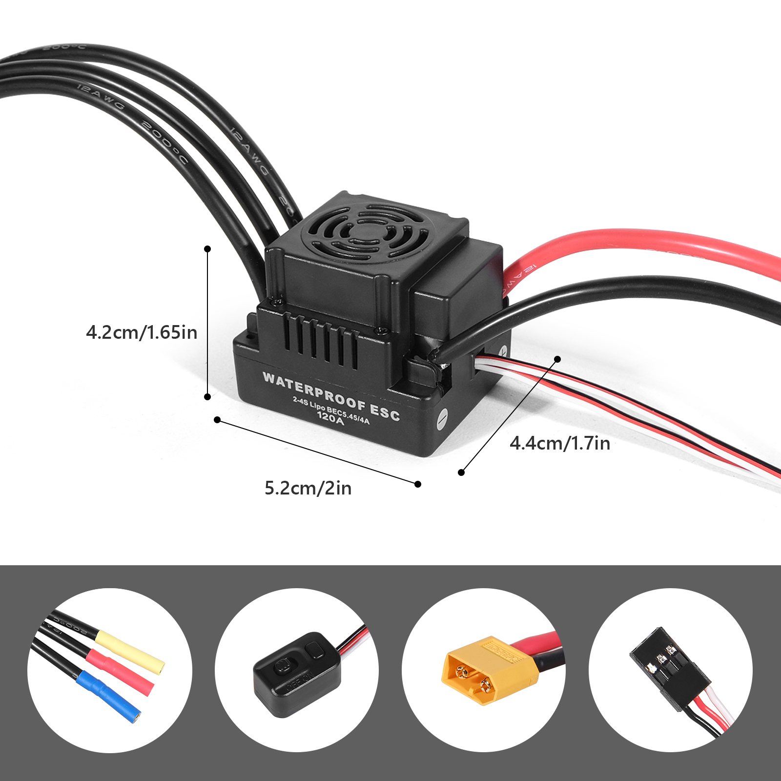 Drone Motor Rc Car - Upgrade Sensorless 60A 80A 120A S-80A