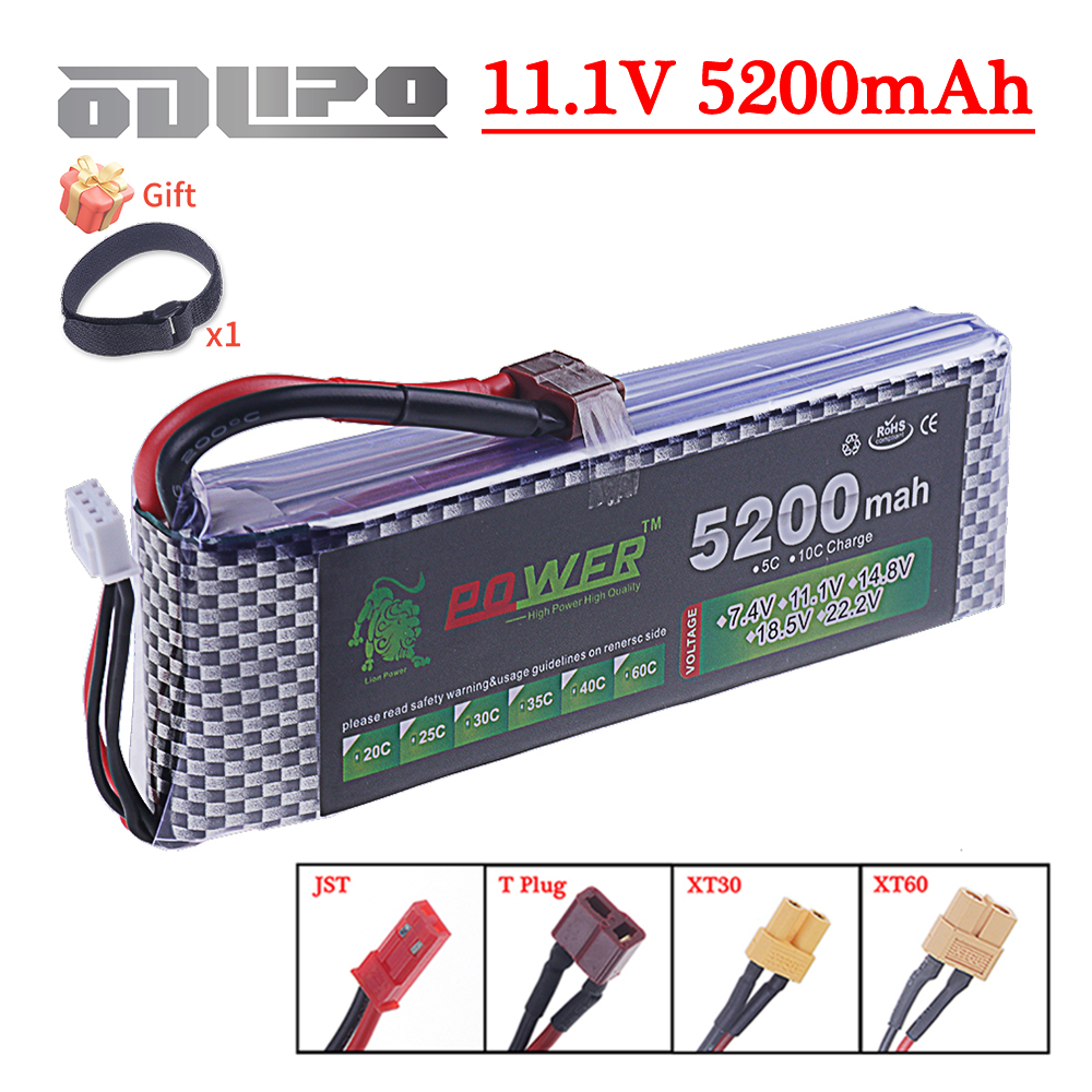 Drone Rc Car - 3S Lipo Battery 11.1V 5200mah 40C