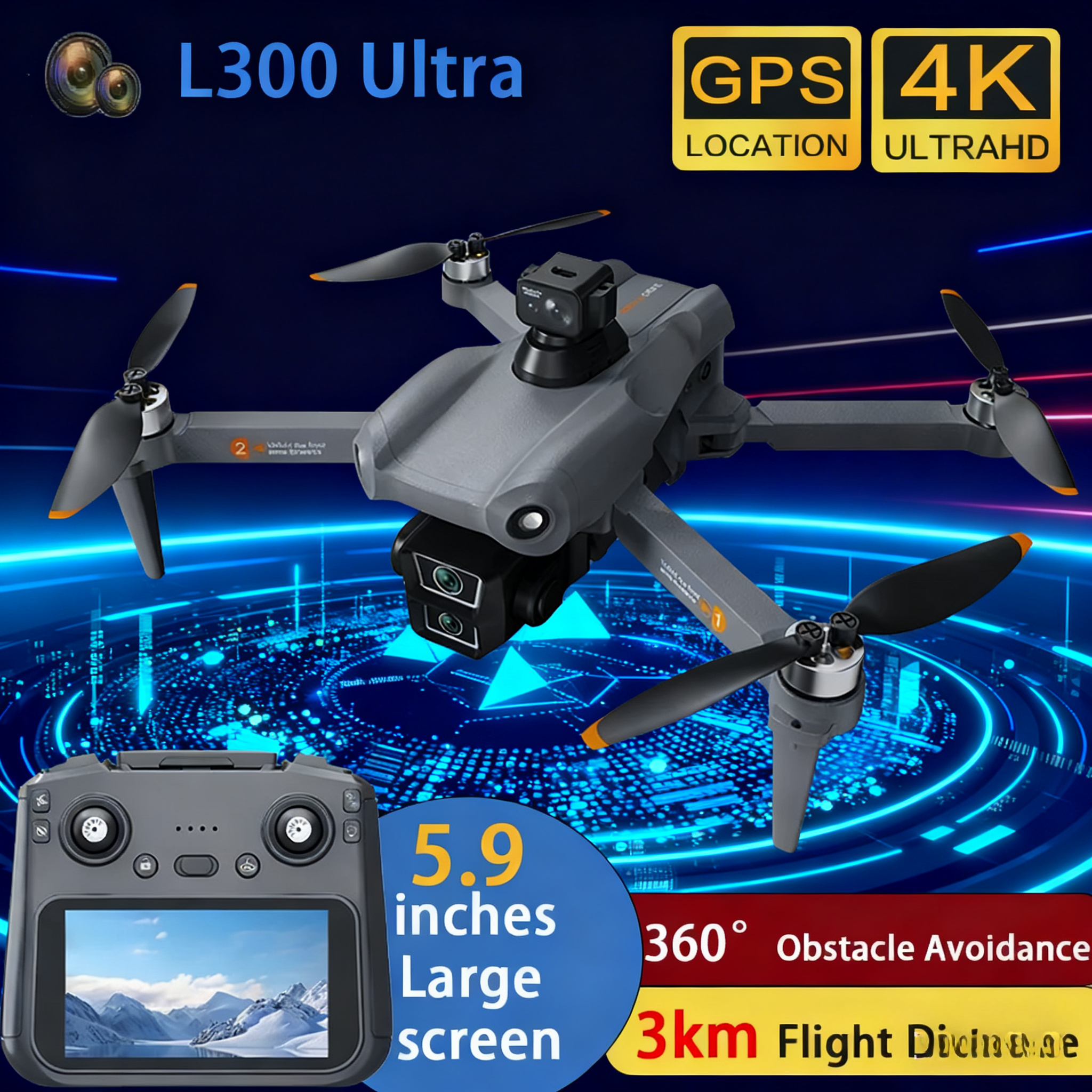 L300 Ultra Drone Professional  - đánh giá và giá Drone Top Rc