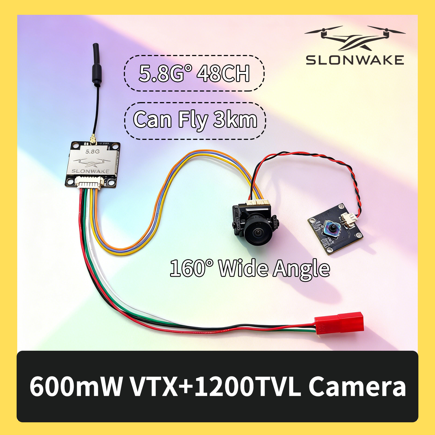 SLONWAKE 5.8G 600mW 7-24V FPV  - đánh giá và giá Drone Rc Remote Control