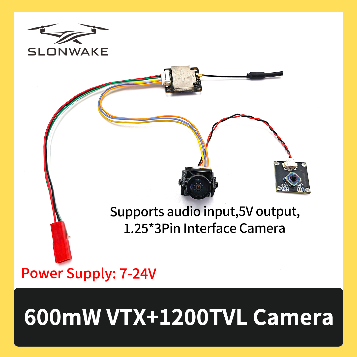 SLONWAKE 5.8G 600mW 7-24V FPV  - đánh giá và giá Drone Rc Remote Control