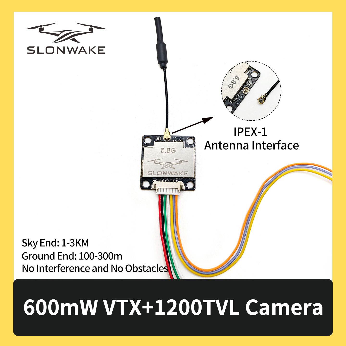 SLONWAKE 5.8G 600mW 7-24V FPV  - đánh giá và giá Drone Rc Remote Control