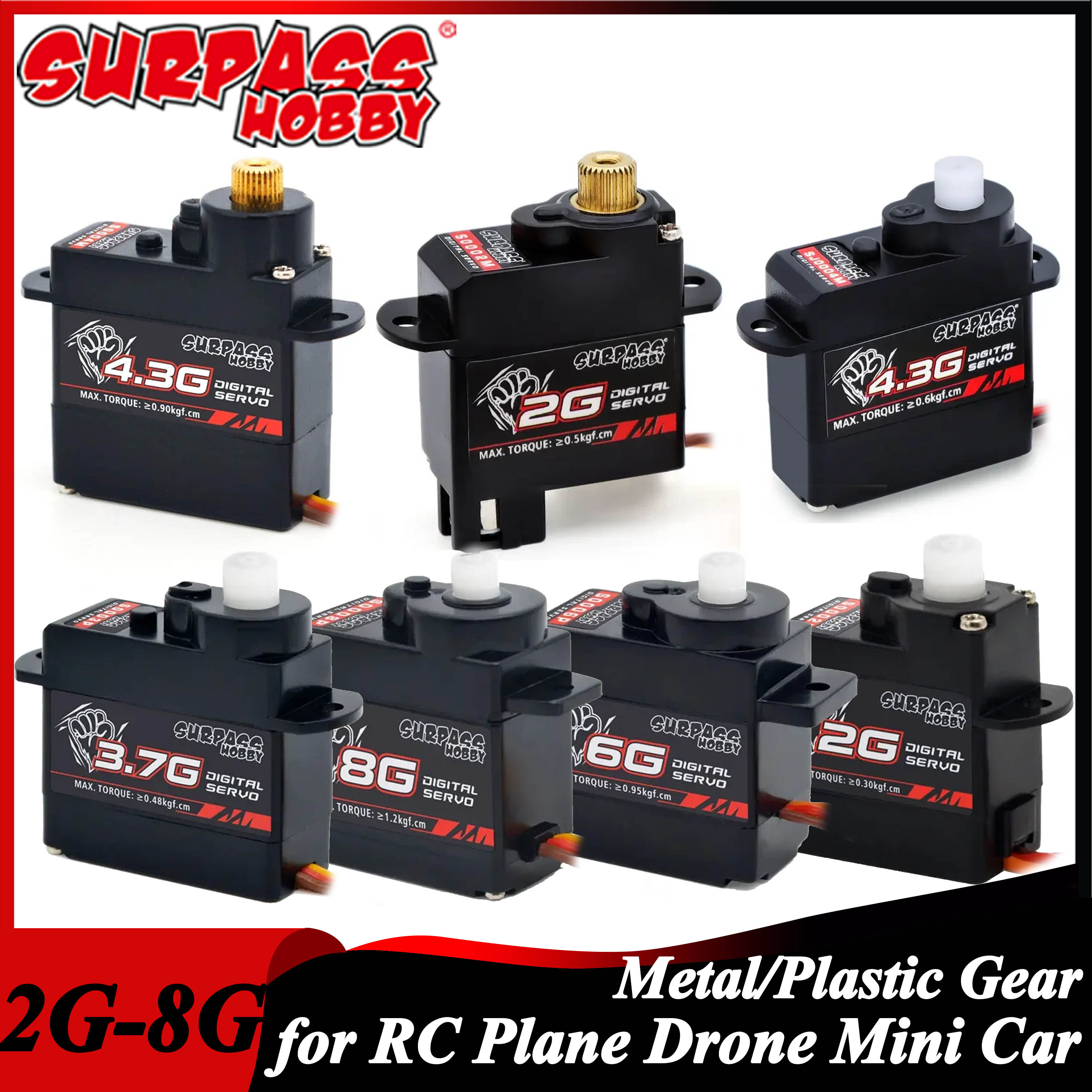 Surpass Hobby 2g 3.7g 4.3g 6g  - đánh giá và giá Drone Rc Car