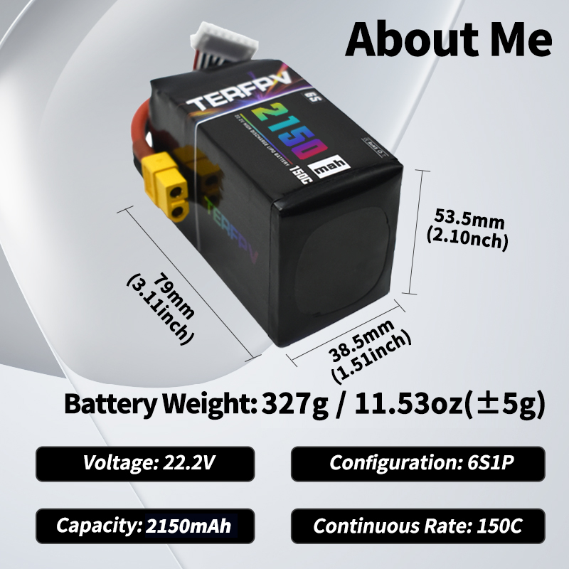 TERFPV Lipo Battery 6S 22.2V 1 - đánh giá và giá Drone Rc Board