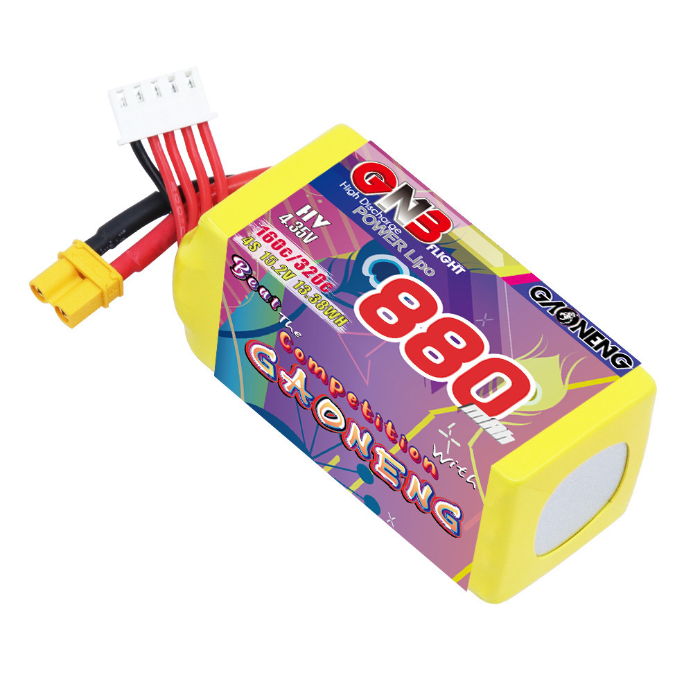 GNB 4S 880mAh 15.2V 160C/320C  - đánh giá và giá Drone Rc Board