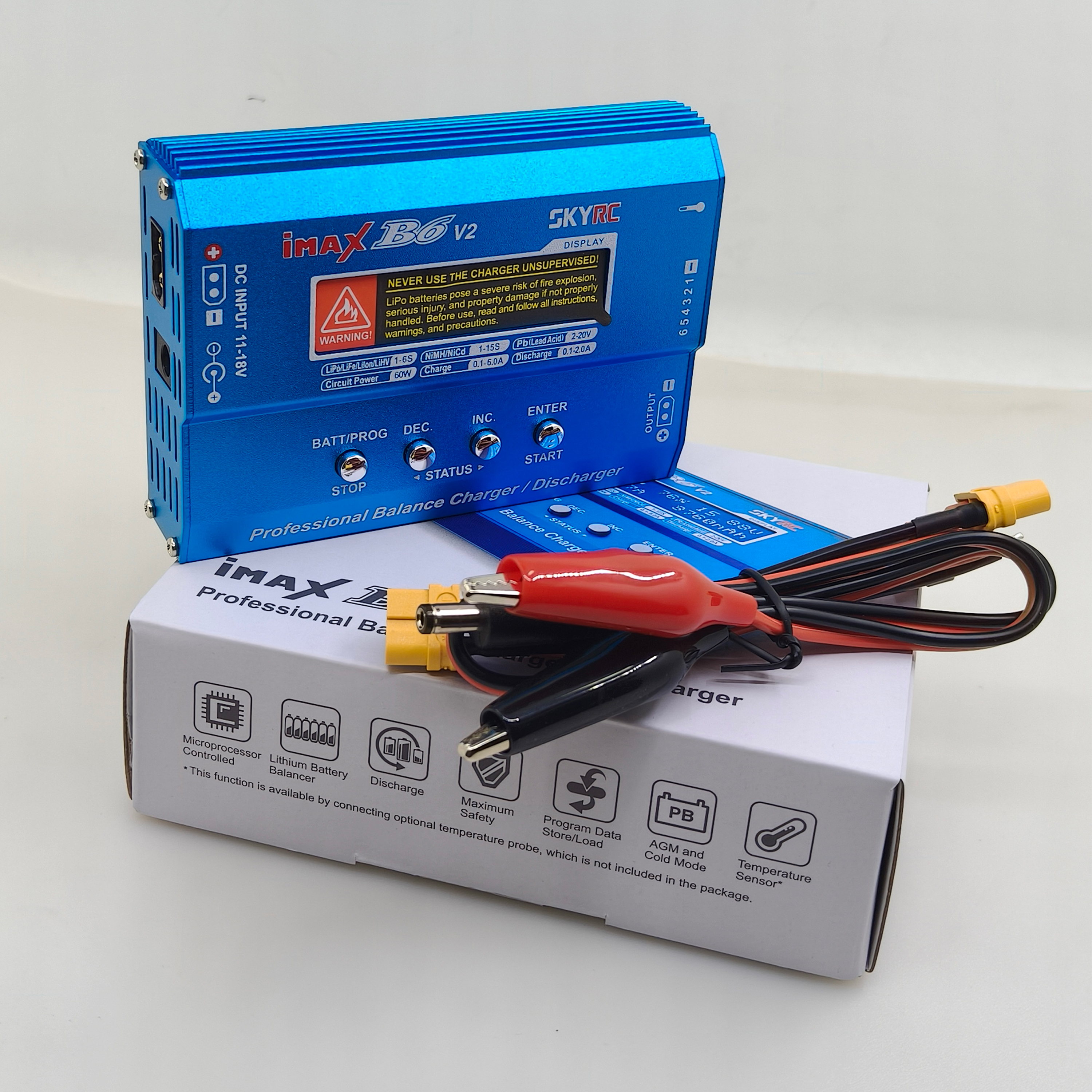 IMAX B6 / B6AC 80W T/XT60plug  - đánh giá và giá Drone Motor Rc Car