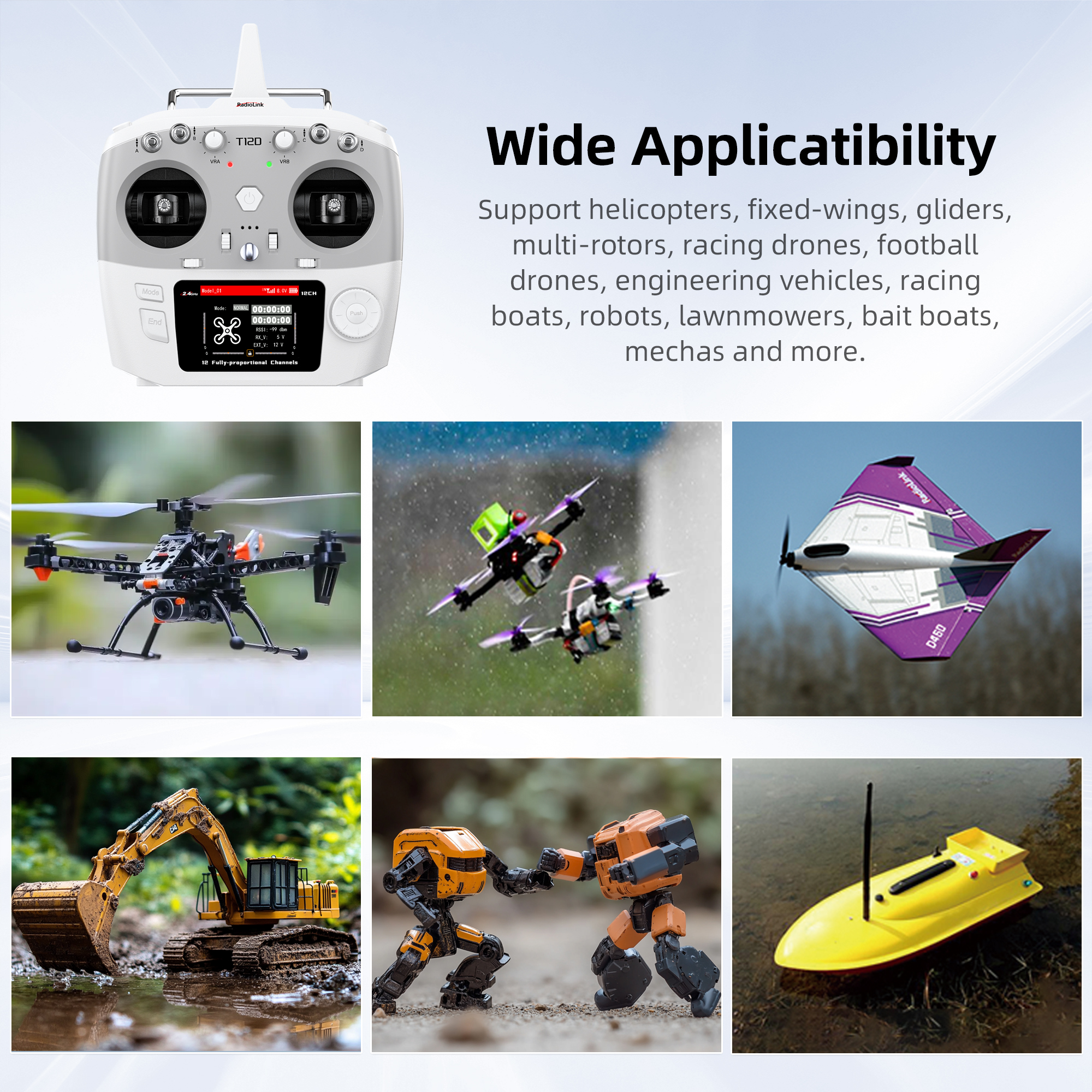 Radiolink T12D ELRS 12 Channel - đánh giá và giá Drone And Car