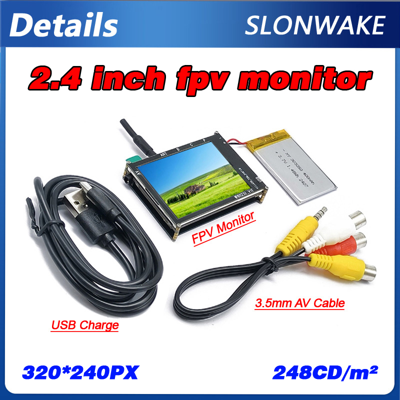 Micro 5.8G 56CH 2.4 Inch LCD 4 - đánh giá và giá Drone Rc Board