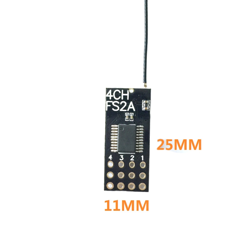Flysky FS2A Mini Receiver 4CH  - đánh giá và giá Drone Rc Board