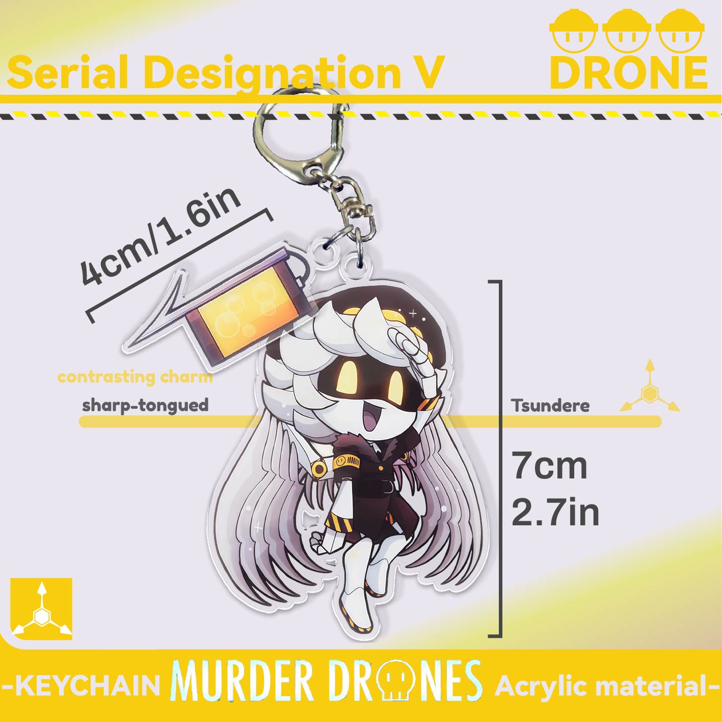 Murder Drones Keychain.,2D Acr - đánh giá và giá Drone & Rc Plane Maker Durgapur West Bengal