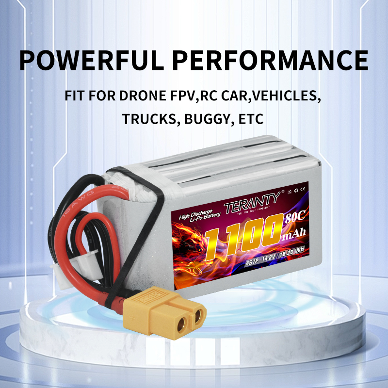 TERANTY 4S 1100mAh 80C/160C Li - đánh giá và giá Drone Rc Board