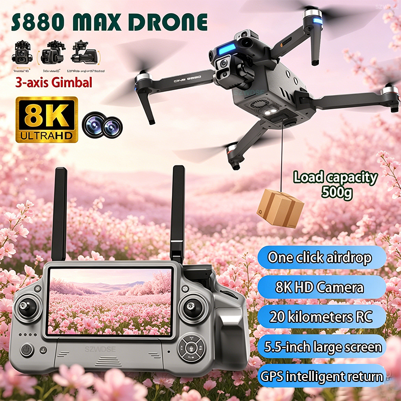 2026 New 8K Dual Camera Drone  - đánh giá và giá Drone Rc Team City