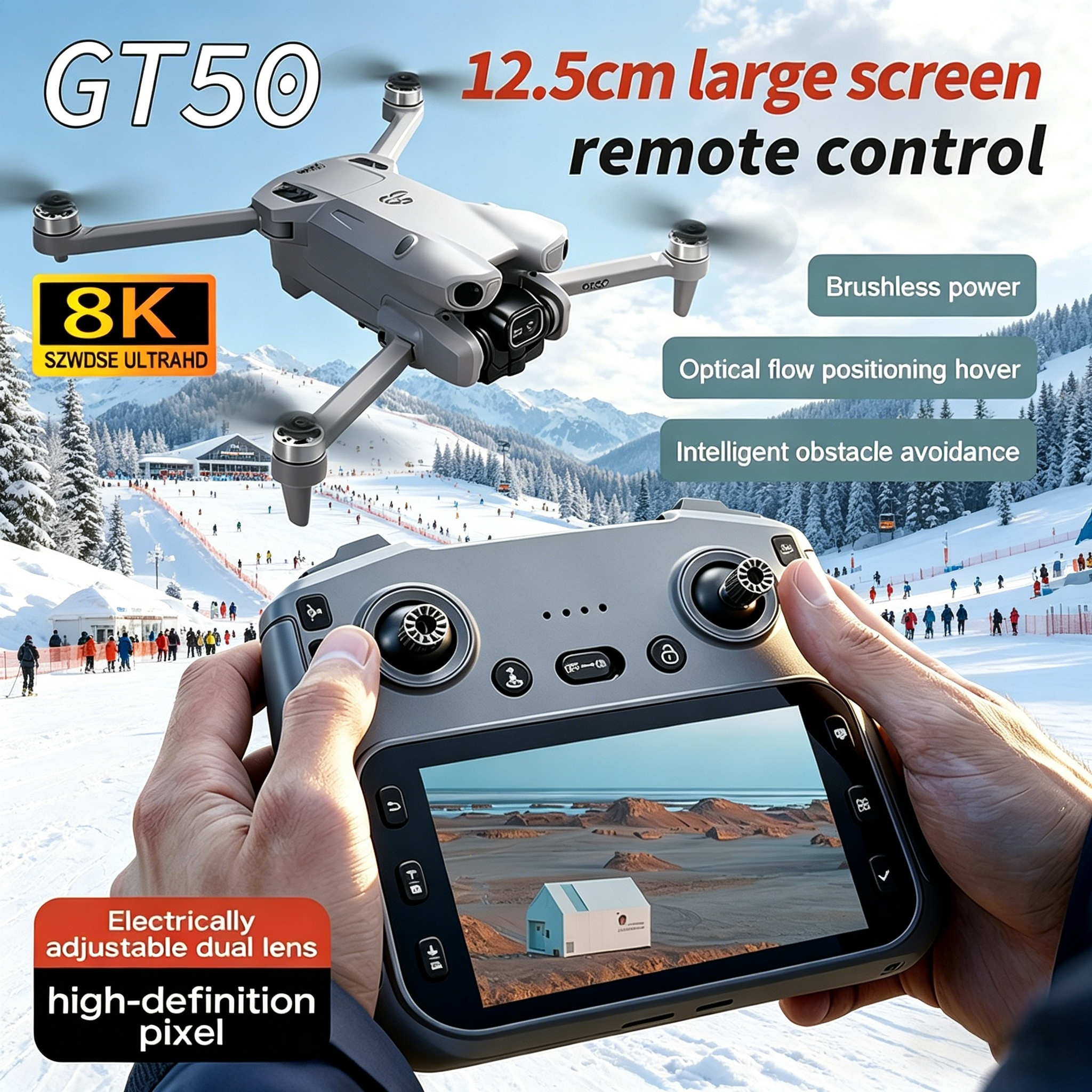 GT50 PRO MIni 5 pro RC Drone 8 - đánh giá và giá Drone Rc Plegable
