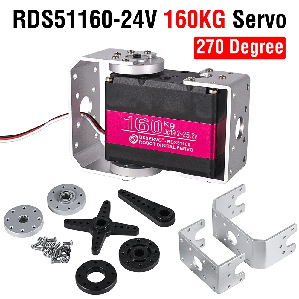 Large Servo 160Kg 24V RC Digit - đánh giá và giá Drone And Car