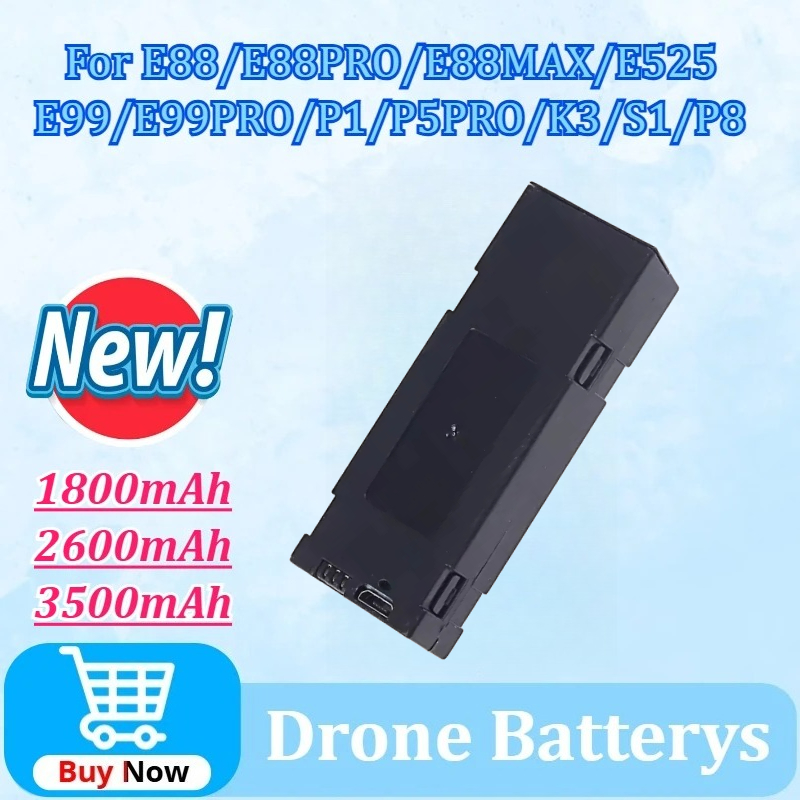 3.7V 1800/2600/3500mAh RC Dron - đánh giá và giá Drone Rc E99 Pro