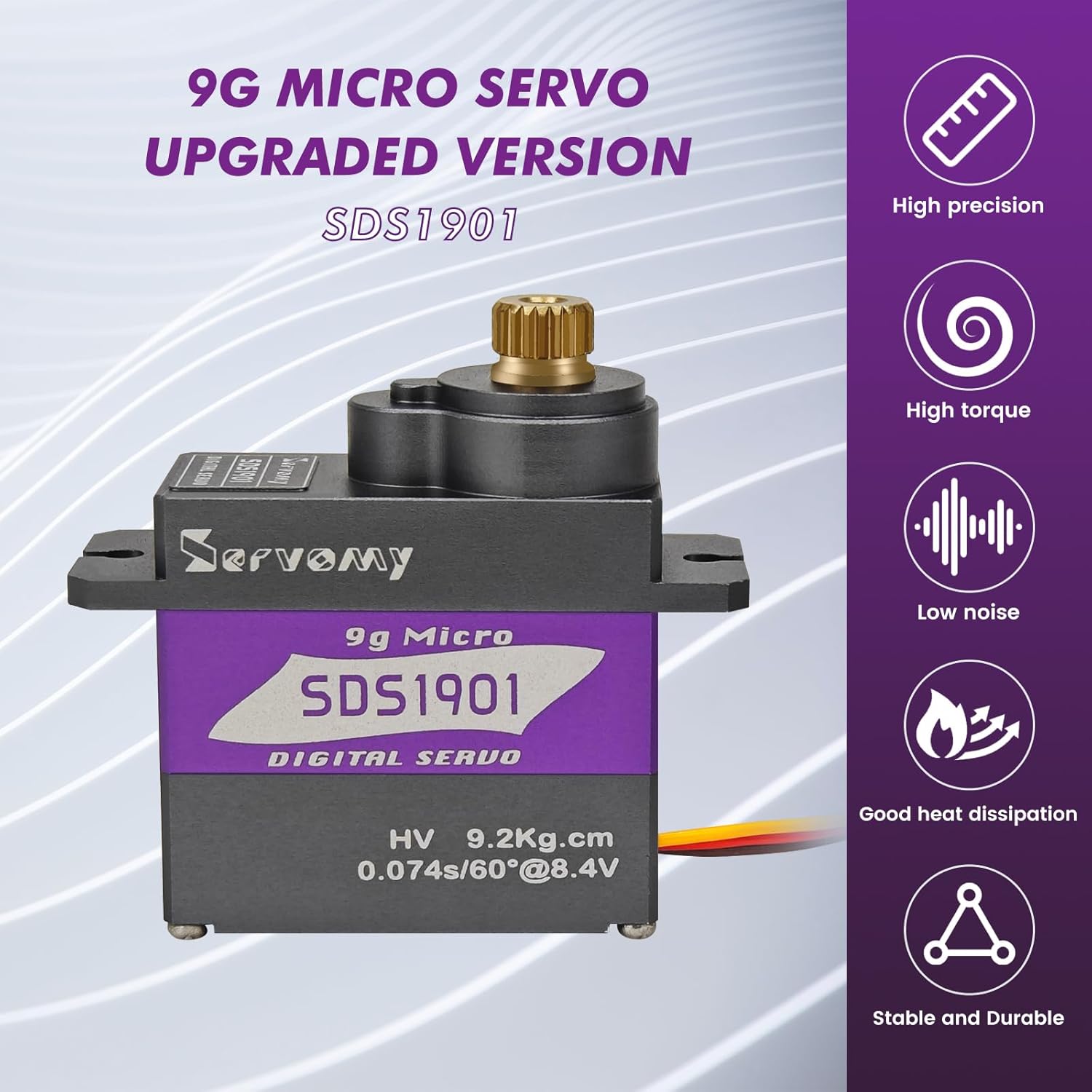 SERVOMY-SDS1901 Digital 9G Mic - đánh giá và giá Drone Rc Car