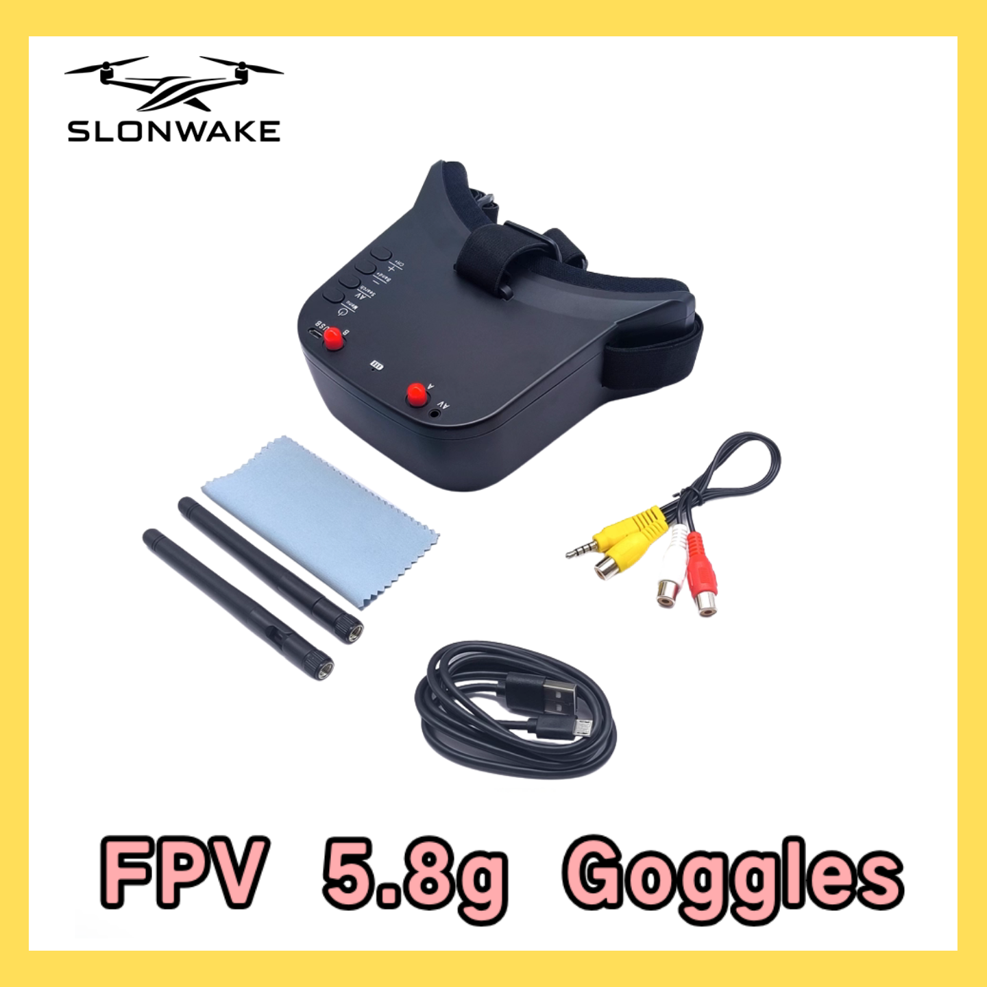 SLONWAKE 5.8G 48CH FPV 400mw V - đánh giá và giá Drone Rc Remote Control