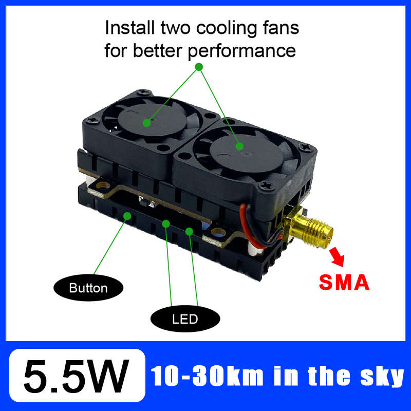 Long Range 5.8GHz 5.5W Video T - đánh giá và giá Drone Rc Board