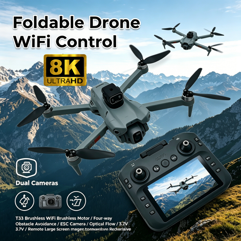 2026 New T33 RC Drone 8K Camer - đánh giá và giá Drone Rc Plegable
