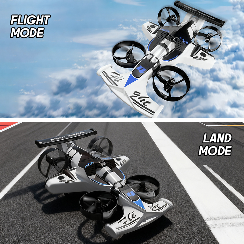 2in1 Mini Drone Air-Ground Fly - đánh giá và giá Drone Motor Rc Car