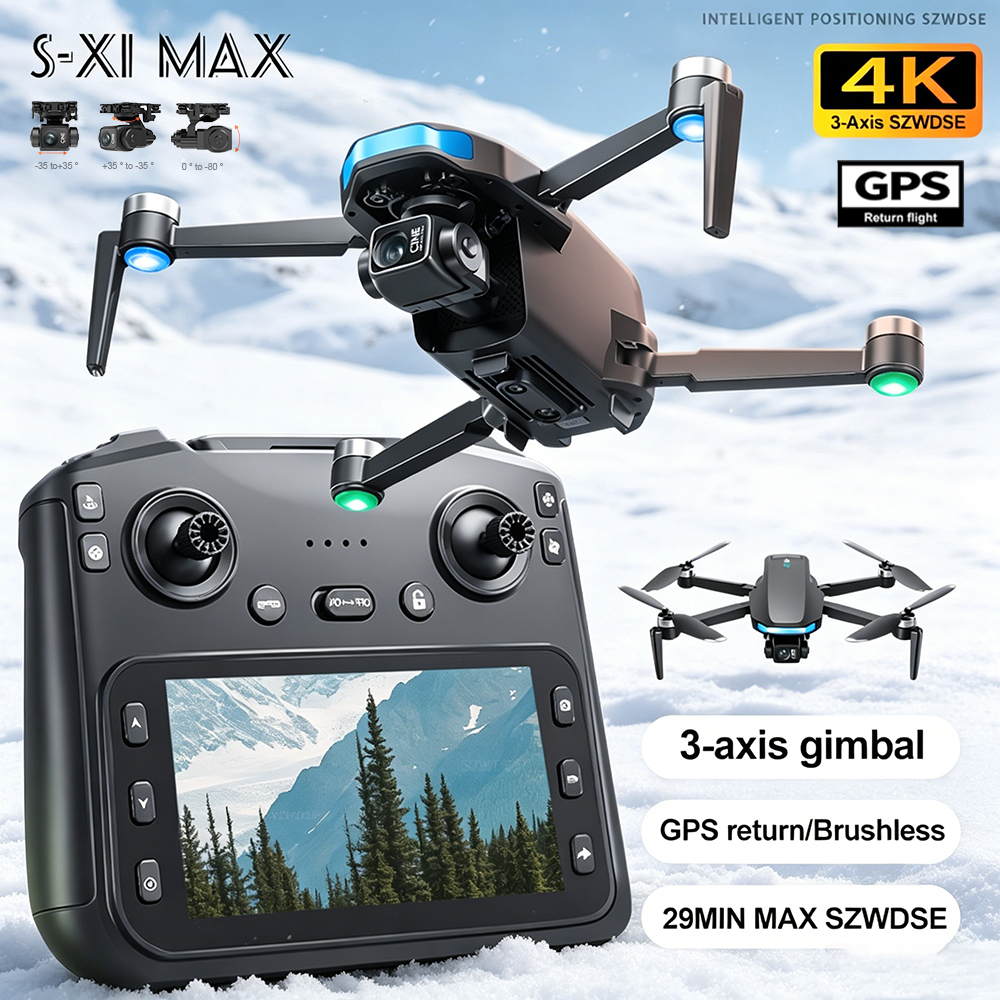 New S-X1 MAX Drone GPS 8K Prof - đánh giá và giá Drone Rc Team City