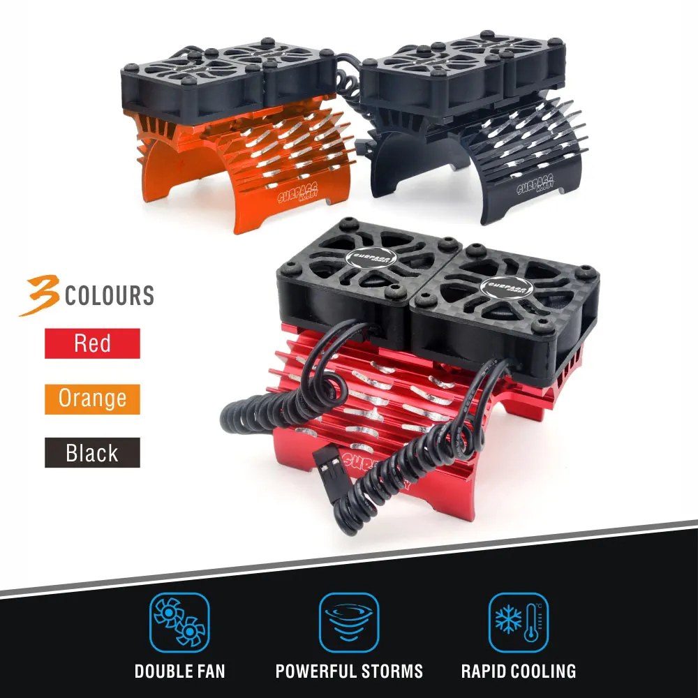 SURPASS HOBBY Dual Cooling Fan - đánh giá và giá Drone Motor Rc Car