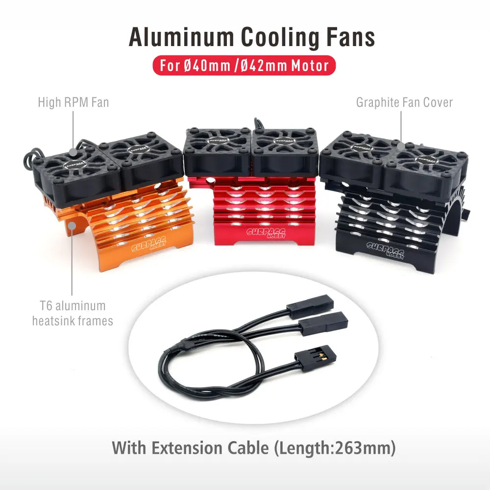 SURPASS HOBBY Dual Cooling Fan - đánh giá và giá Drone Motor Rc Car