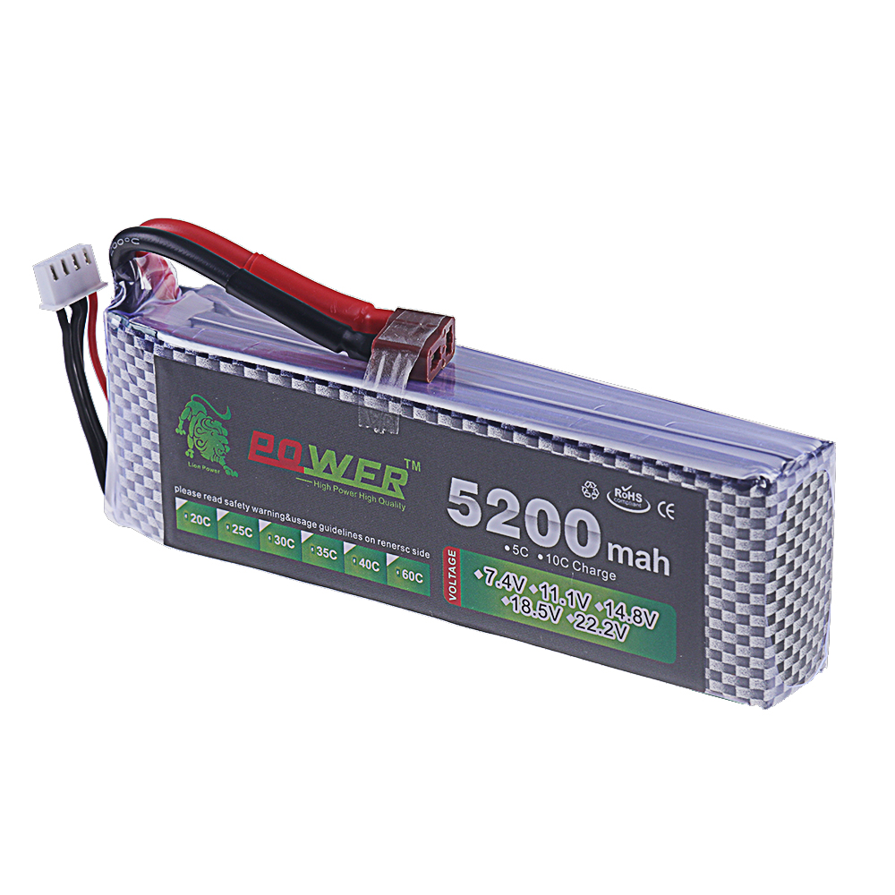 3S Lipo Battery 11.1V 5200mah  - đánh giá và giá Drone Rc Car