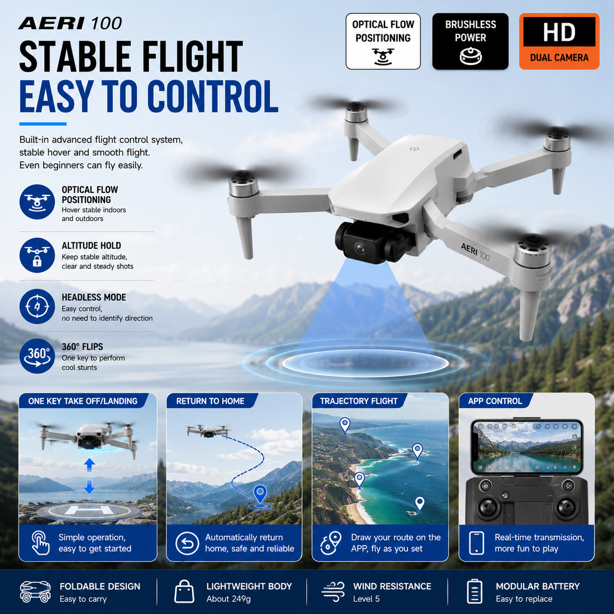 （NEW）Aeri 100 Toy Remote Contr - đánh giá và giá Drone Top Rc