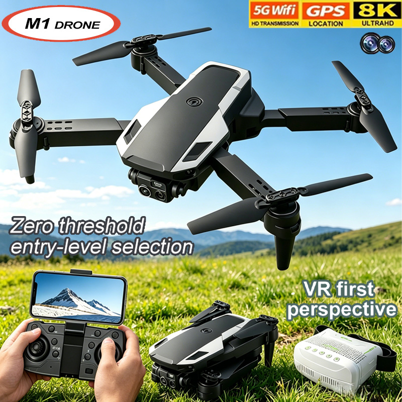 Foldable M1 Mini Drone 8K HD D - đánh giá và giá Drone Avion Rc