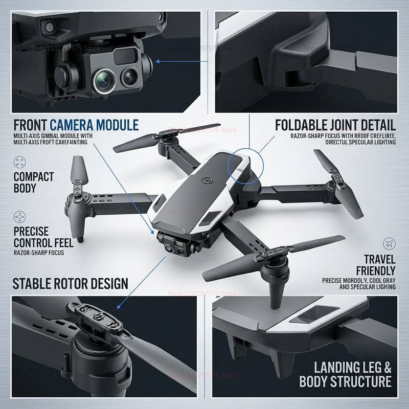Foldable M1 Mini Drone 8K HD D - đánh giá và giá Drone Avion Rc